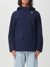 K-way Jacket  Men Color Blue In Blau