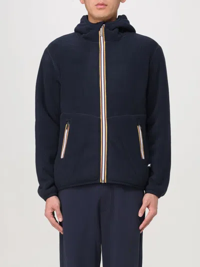 K-way Jacket  Men Color Blue In Blau