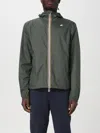 K-way Jacket  Men Color Bottle Green