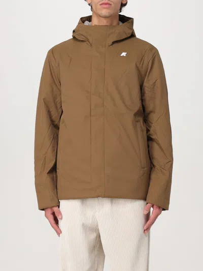 K-WAY JACKET K-WAY MEN COLOR BROWN,413142032