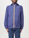 K-way Giubbino Jack Stretch Blue Deep Cobalt In Denim