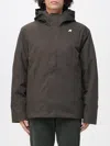 K-way Jacket  Men Color Grass Green In Brown