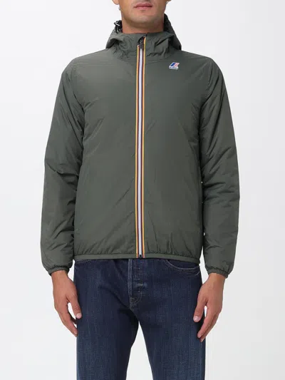 K-WAY JACKET K-WAY MEN COLOR GREEN,436187012