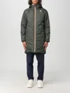 K-way Jack Stretch Dot Man Jacket Military Green Size Xxl Polyester, Polyurethane In Green