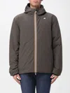 K-way Jacket  Men Color Brown In Multi