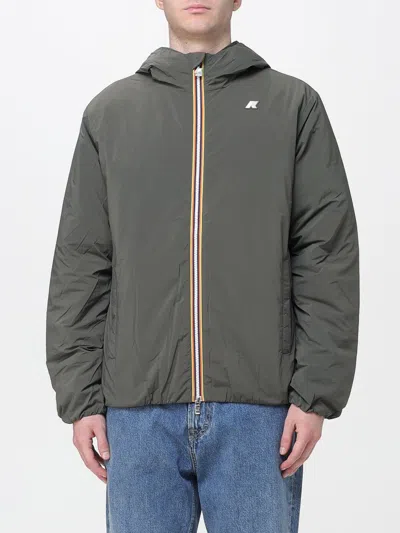 K-WAY JACKET K-WAY MEN COLOR OLIVE,H48731048
