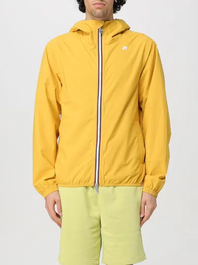 K-way Jacket  Men Color Yellow In Yellow
