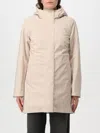 K-way Jacket  Woman Color Pink In Beige