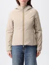 K-way Jacket  Woman Color Beige In Neutral