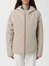 K-way Jacket  Woman Color Beige In Neutral