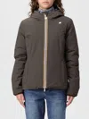 K-way Jacket  Woman Color Black 1 In Brown