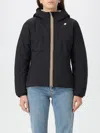 K-way Lily Stretch Dot Jacket In Schwarz 1