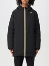K-way Long-sleeved Down Jacket In Schwarz