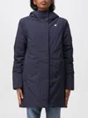 K-way Jacket  Woman Color Blue In Blue