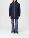 K-way Jacket  Woman Color Blue In Blue