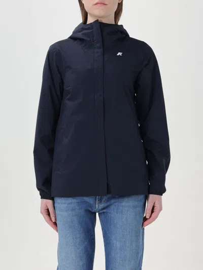 K-way Jacket  Woman Color Blue In Blue