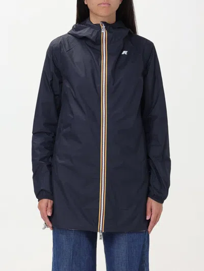 K-way Jacket  Woman Color Blue In Blue