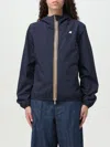 K-way Coats In Blau