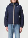 K-way Lily Jacket With Logo Patch In Blau