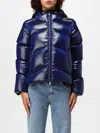 K-way Blue Polyamide Women Jacket In Blau