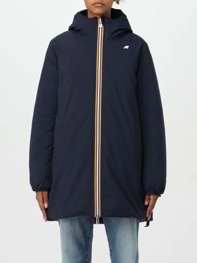 K-way Jacket  Woman Color Blue In Blau