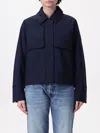 K-way Jacket  Woman Color Blue In Blau