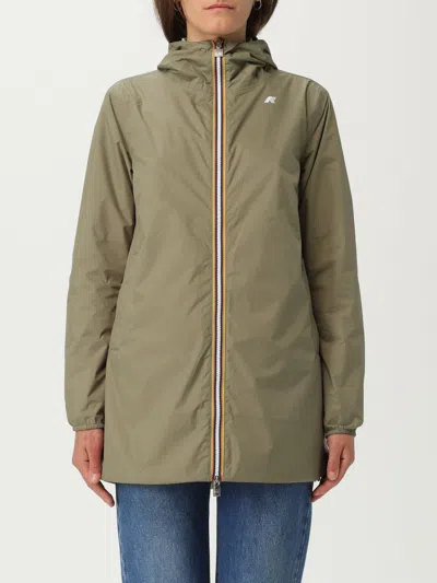 K-WAY JACKET K-WAY WOMAN COLOR BOTTLE GREEN,G59110062