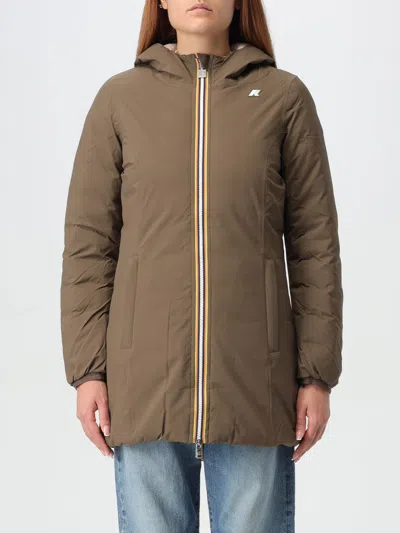 K-way Jacket  Woman Color Brown In Braun