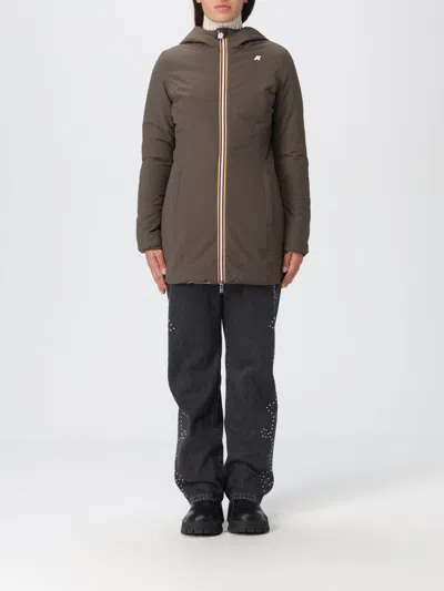 K-WAY JACKET K-WAY WOMAN COLOR OLIVE,436178048