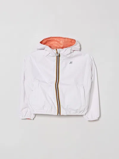 K-way Jacket Kids  In White