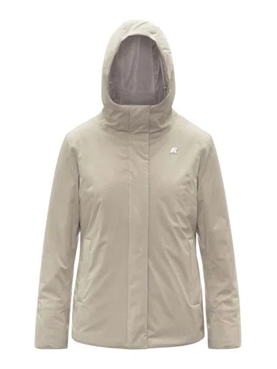K-way Jacket In Neutral