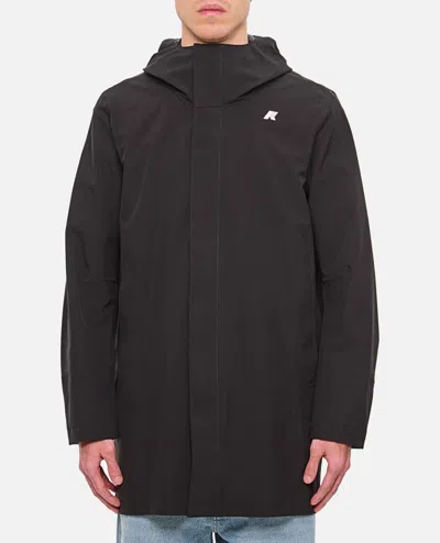 K-way Jacket Tommy Bonded In Black