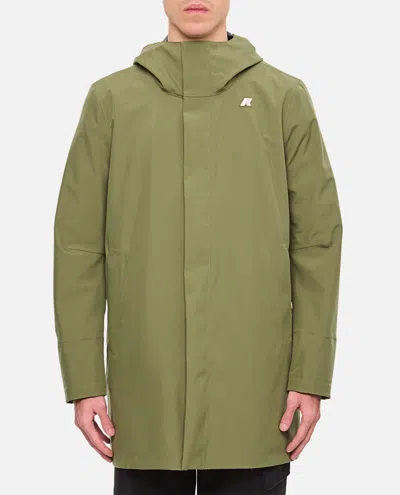 K-way Jacket Tommy Bonded In Green