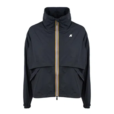 K-WAY K-WAY JACKET WATERPROOF BLACK PURE AUBETTE MEMORY TOUCH