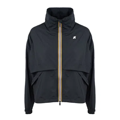 K-WAY K-WAY JACKET WATERPROOF BLACK PURE AUBETTE MEMORY TOUCH