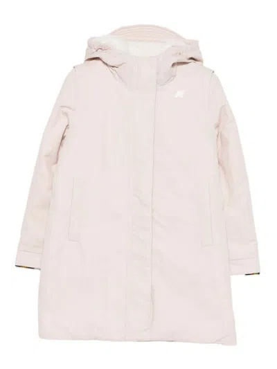 K-way Kids' Jacket With Hood In Neutral
