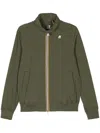 K-way Jacket With Logo In Green