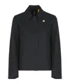 K-way Black Arabel Strech Jacket In Black