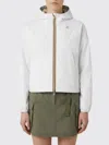 K-way Lily Stretch Jersey Coat In White