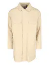 K-way Three-layer Poplin Coat In Brown