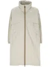 K-way Aube Memory Touch Coat In Beige Lt