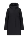 K-way Padded Down Jacket Mathiel In Black