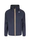 K-way Veste Coupe-vent Le Vrai 3.0 Claude En Nylon In Blue