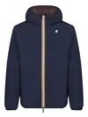 K-way Jack St Thermo Reversibile Jacket In Blue