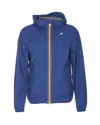 K-way Deep Cobalt Blue Stretch Jacket In Blue