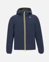 K-way Jack St Warm Reversible Coat In Blue