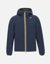 K-way Reversible Stripe-detail Jacket In Blue