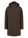 K-way Thomal Padded Jacket In Brown