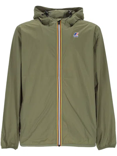 K-way Jackets In Green Lichen