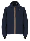 K-way Jacko Bonded Jersey Jacket In Blue Depth-blue Depths
